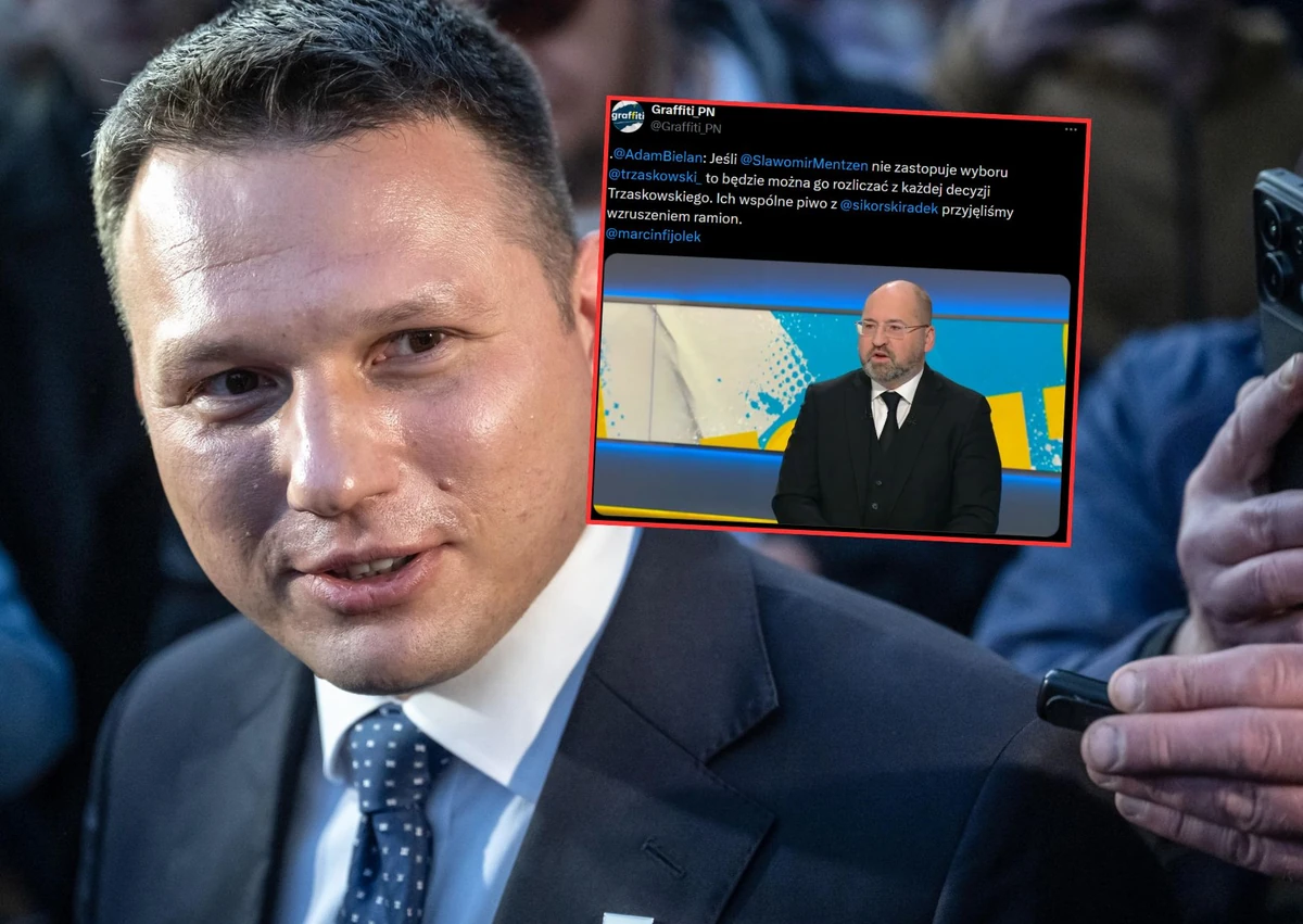 Słowa polityka PiS na antenie rozjuszyły Mentzena. "Po moim trupie"