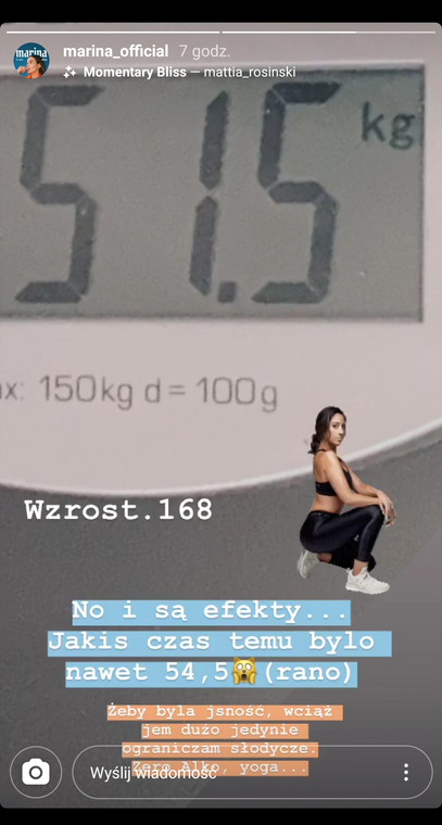 Marina Łuczenko-Szczęsna zdradziła, ile waży