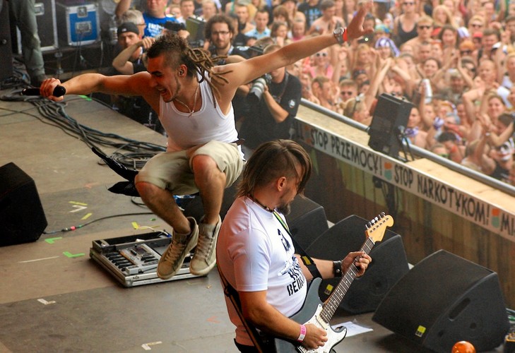 Kamil Bednarek na 19. Przystanku Woodstock