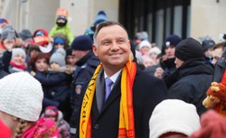 Prezydent Duda w Orszaku Trzech Króli. Zobacz ZDJĘCIA