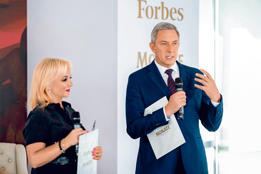 Spotkanie w warszawskiej restauracji Belvedere otworzyli Beata Mońka, Business Partner, Business Partnering Solutions Ringier Axel Springer Polska, i Paweł Zielewski, redaktor naczelny „Forbesa”