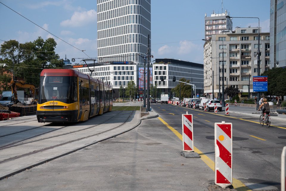 Tramwaj na WIlanów - najnowsze zdjęcia z budowy