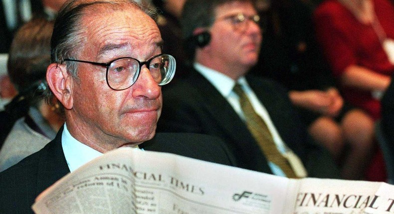 Former Fed Chairman Alan Greenspan.