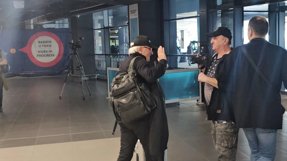 Željko Samardžić na aerodromu