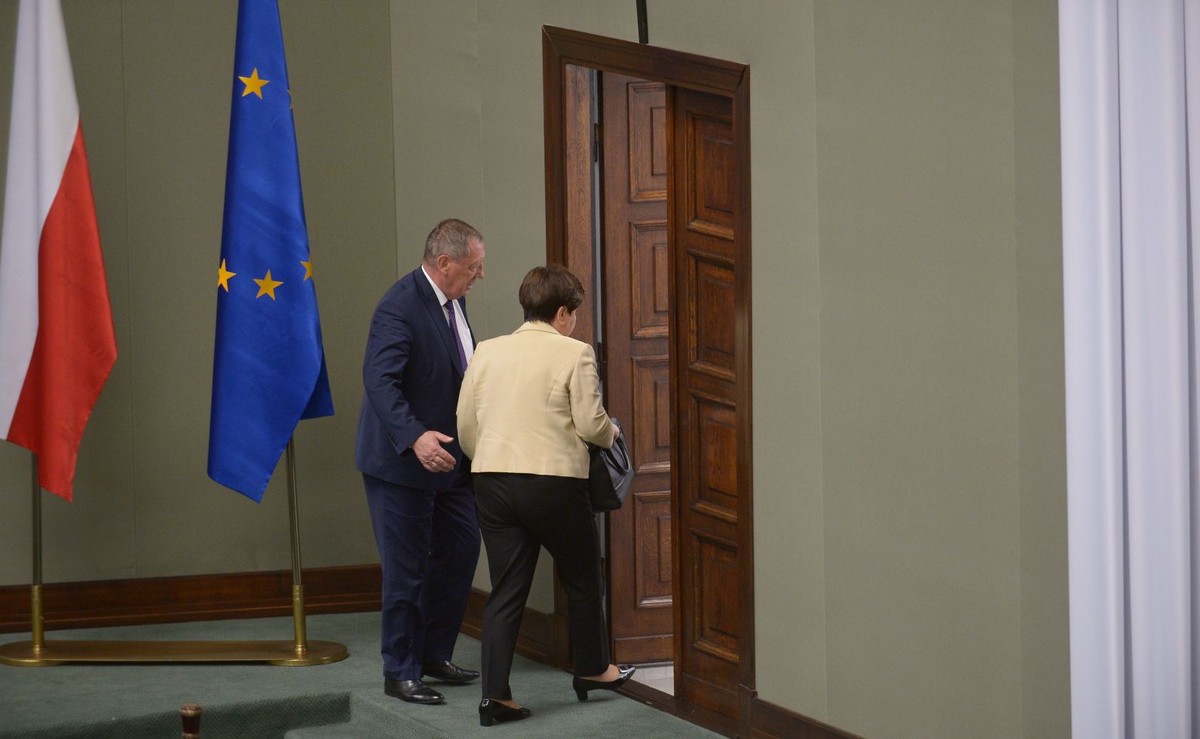 Jan Szyszko i Beata Szydło