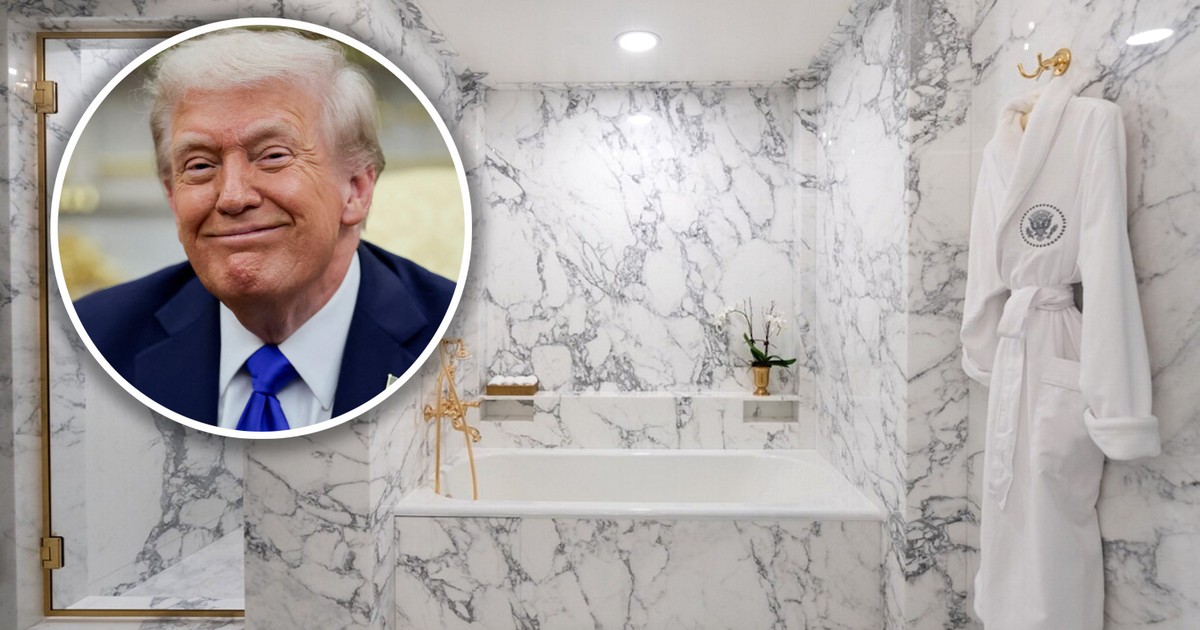 Trump pokazał łazienkę w Białym Domu. Zdjęcia wywołały burzę