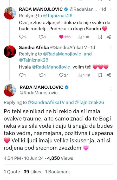 Sandri Africi koleginice pružile podršku