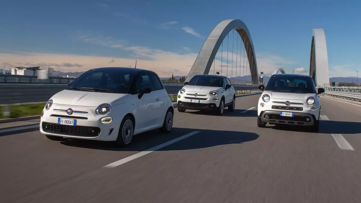 Fiat 500, 500L i 500X Hey Google