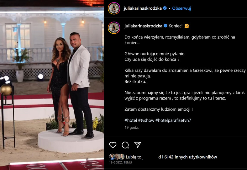 Julia Skrodzka na Instagramie