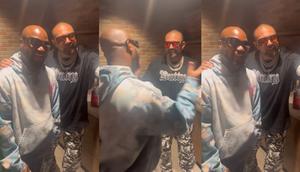 Sean Paul shows wild excitement as he meets superstar King Promise