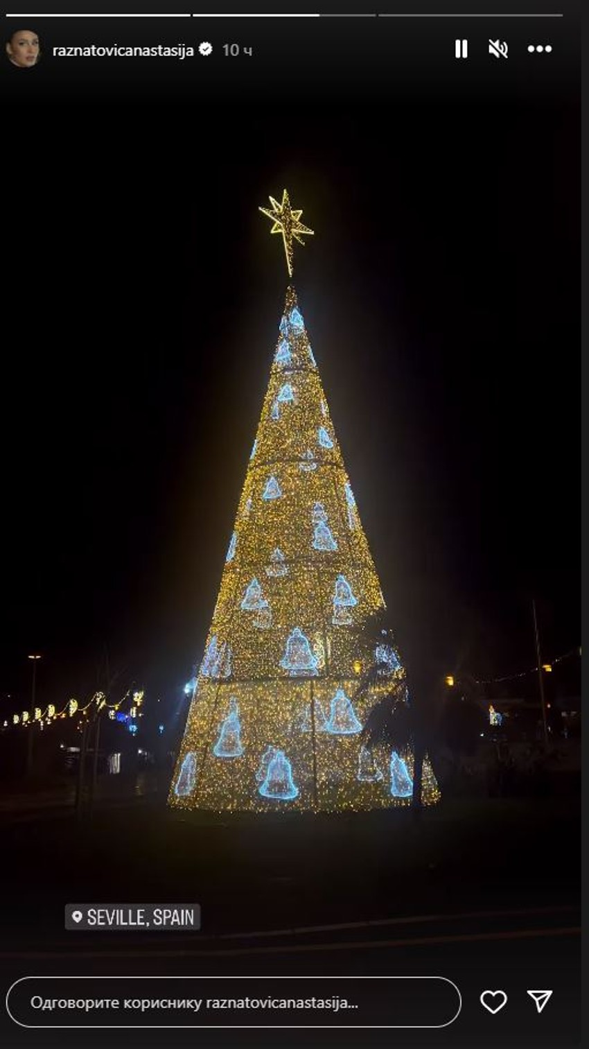 Objava Anastasije Ražnatović