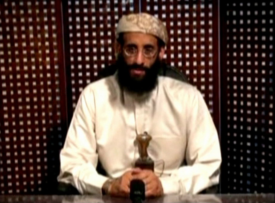 Anwar al-Awlaki, a US-born cleric linked to Al Qaeda's Yemen-based wing, gives a religious lecture in an unknown location in this still image taken from video released by Intelwire.com on September 30, 2011.