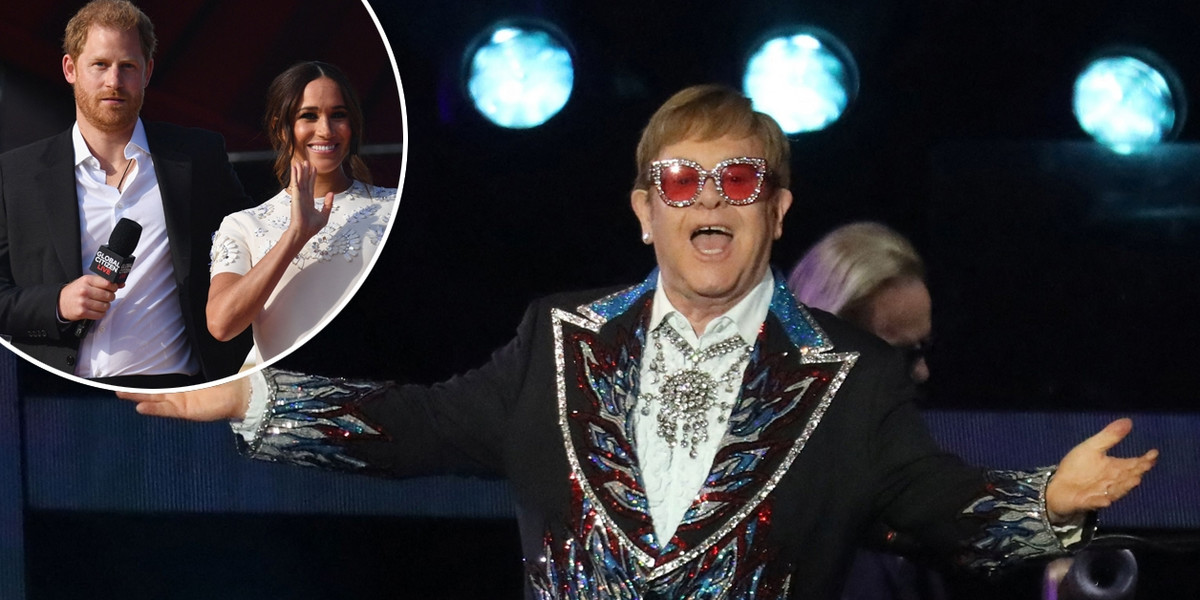 Czy Elton John już nie lubi Harry'ego i Meghan?