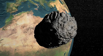 Ogromna asteroida mknie w kierunku Ziemi z dużą prędkością. Jest większa od wieży Eiffla