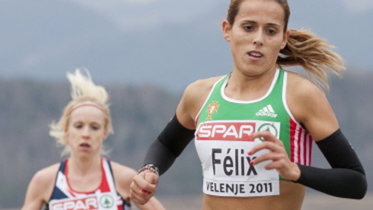 Portugalka Dulce Felix triumfowała w biegu na 10 000 m podczas XXI lekkoatletycznych mistrzostw Europy w Helsinki 2012.