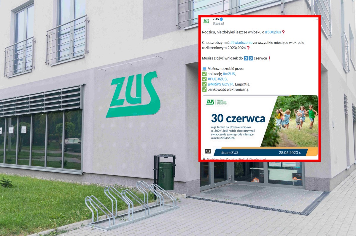 ZUS przypomina o dwóch ważnych datach związanych z świadczeniami 500 plus i 300 plus