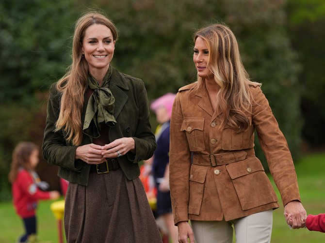 Kejt Midlton i Melanija Tramp