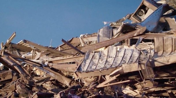 tornado moore oklahoma szczątki domów