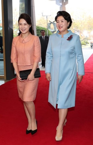 Ri Sol-ju i Kim Jung-sook