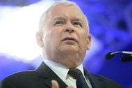 Jarosław Kaczyński biała aureola