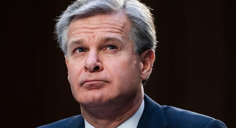 FBI Director Christopher Wray condemns recent threats made against law enforcement.