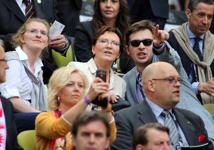 Marszałek Sejmu Ewa Kopacz z córką (po lewej)