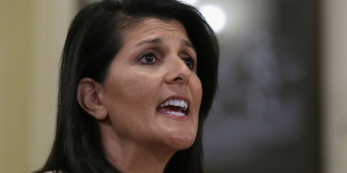 Nikki Haley starts her day with Hillary Clinton’s theme song to give everyone 'an additional boost'