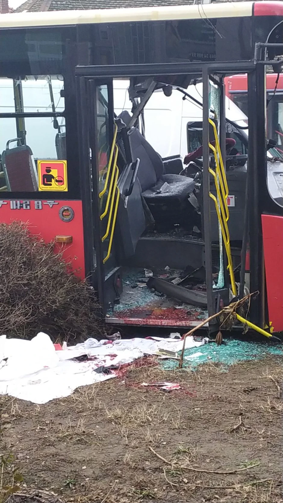 Autobusi su srećom bili skoro prazni