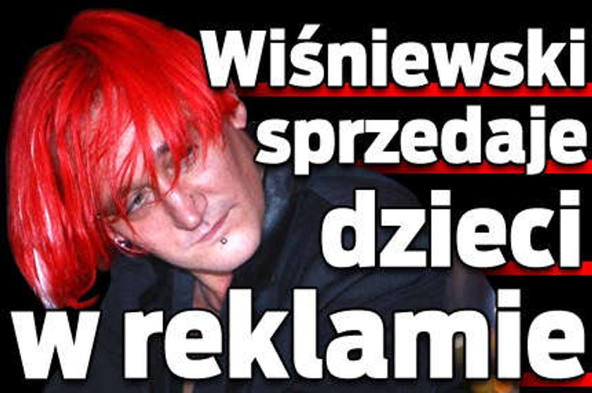 Wiśniewski wkręcił dzieci do reklamy