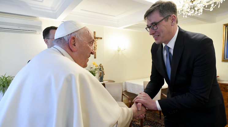 Karácsony Gergelyt is fogadta Ferenc pápa / Fotó: Matteo Bruni  / Holy See Press Office