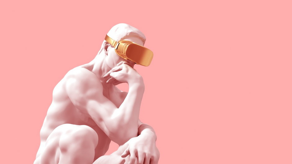 Rzeźba w okularach VR