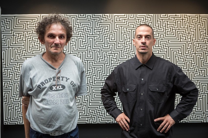 Srđan Đile Marković i Lazar Sakan ispred Mantre