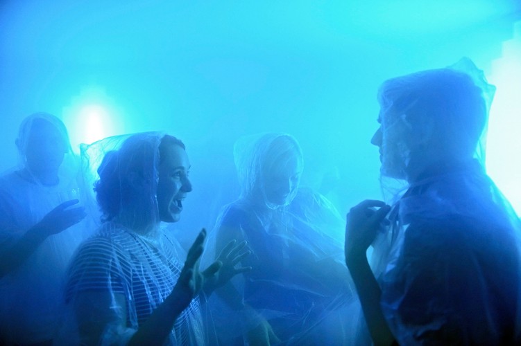 Bar z alkoholem w powietrzu