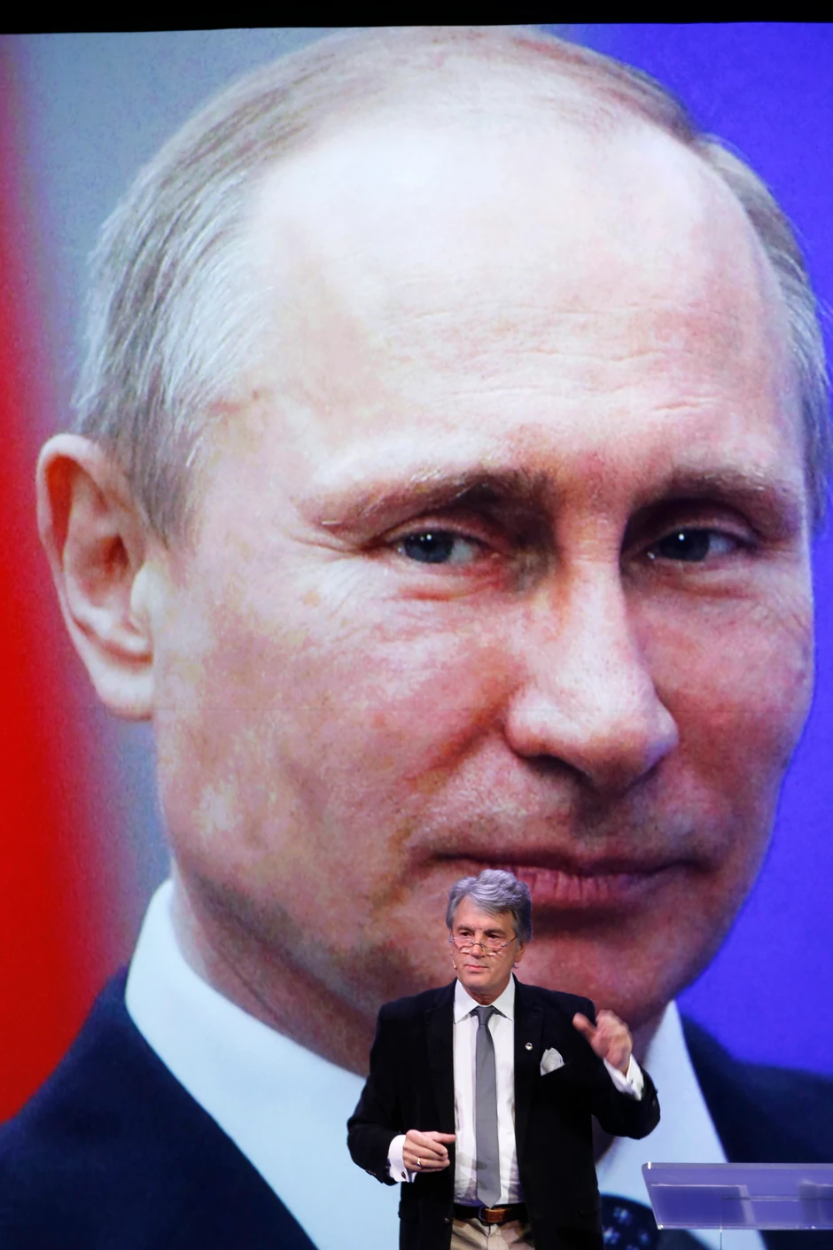 Viktor Juščenko na forumu u Oslu 2015.