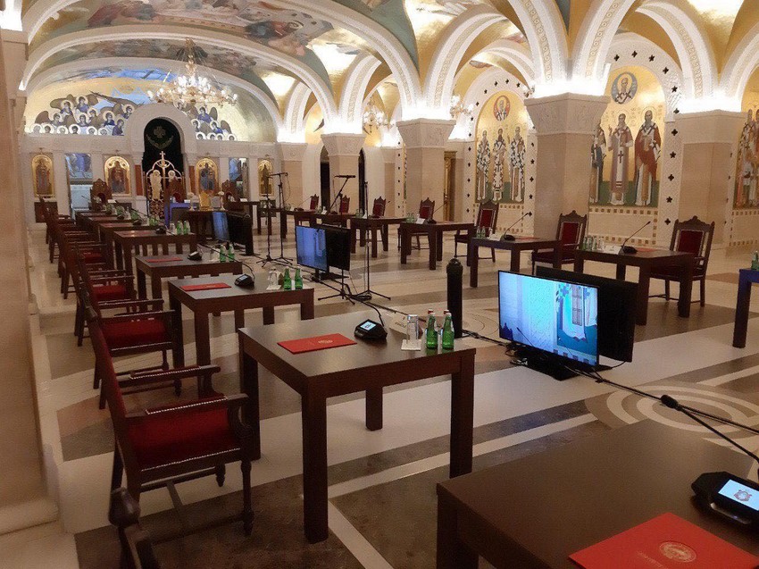 Kripta Hrama u kojoj će biti održan izborni Sabor