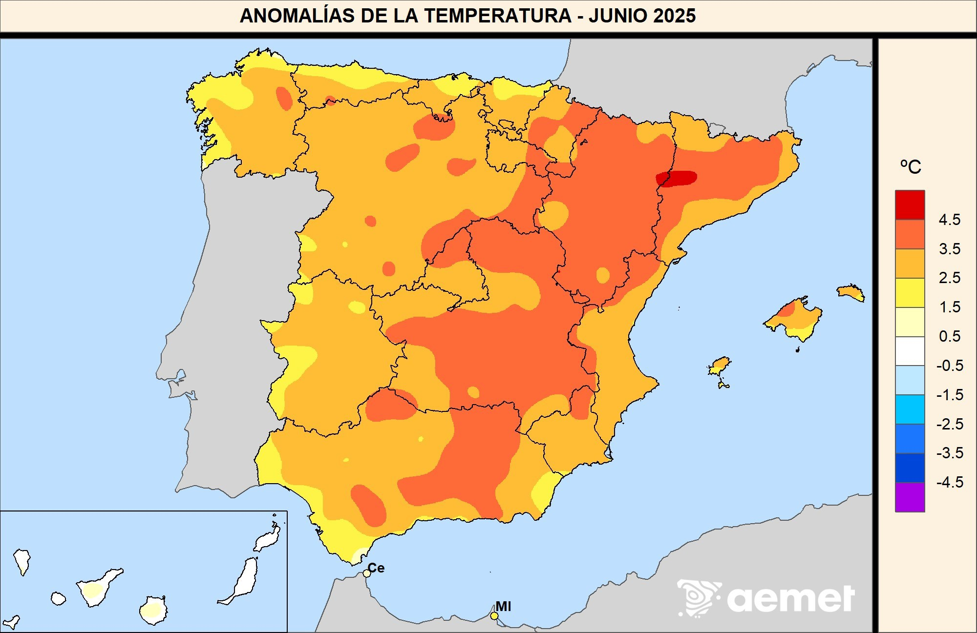 Junio 2024: Mes más cálido de España con récord de 23,7°C