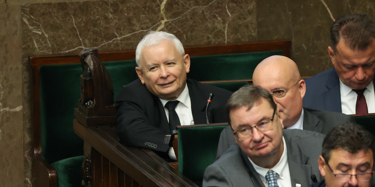 Prezes PiS Jarosław Kaczyński.