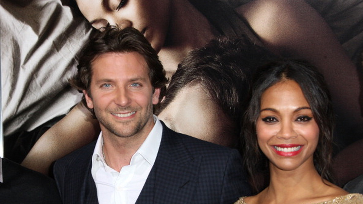 Bradley Cooper rozstał się z Zoe Saldaną. Po raz drugi.