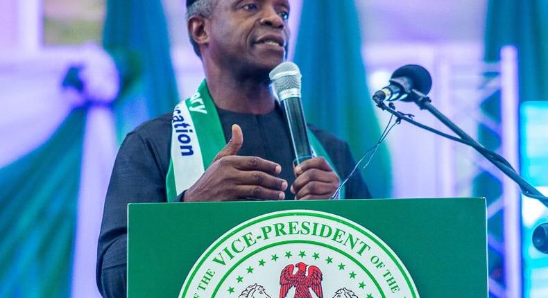 Vice President Yemi Osinbajo [Twitter/@ProfYemiOsinbajo]