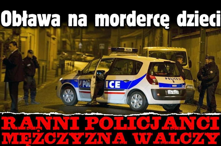 Obława na mordercę dzieci. Ranni policjanci. Mężczyzna walczy