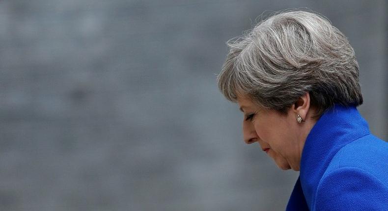 British Prime Minister Theresa May's government has been seriously weakened