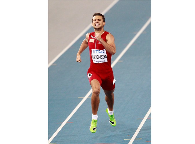 Marcin Marciniszyn pólfinał biegu na 400 m