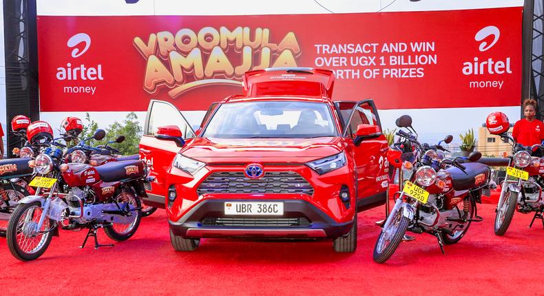 Customers are to win New Toyota RAV 4 Hybrid, Boda Bodas and Money.