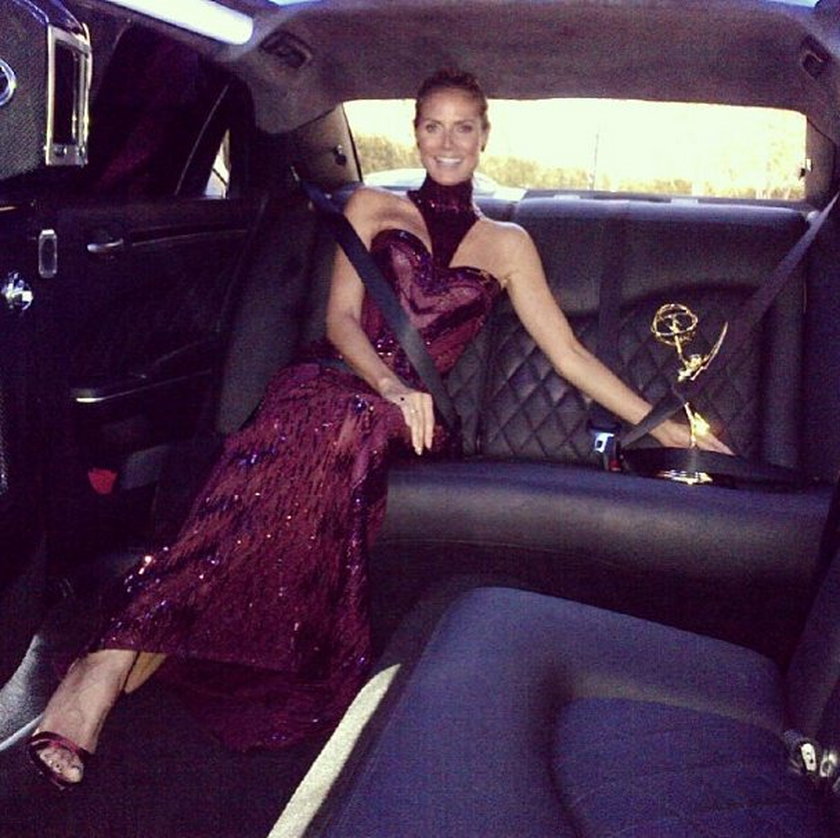 Heidi Klum na rozdaniu nagród Emmy