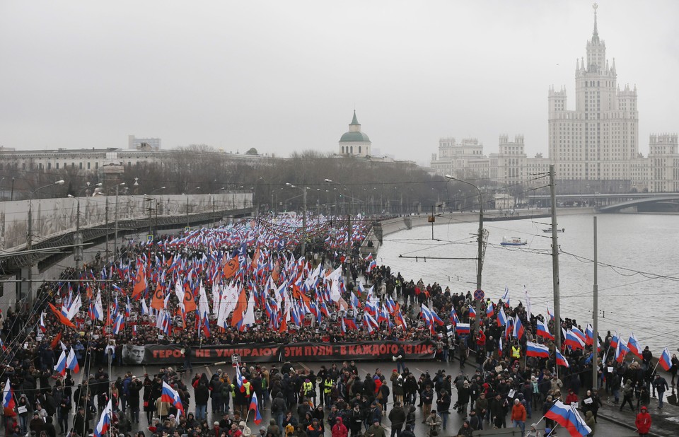 RUSSIA NEMTSOV MURDER AFTERMATH (Opposition leader Boris Nemtsov shot in Moscow)