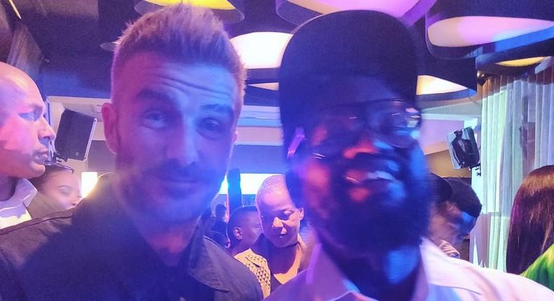 Blinky Bill with David Beckham