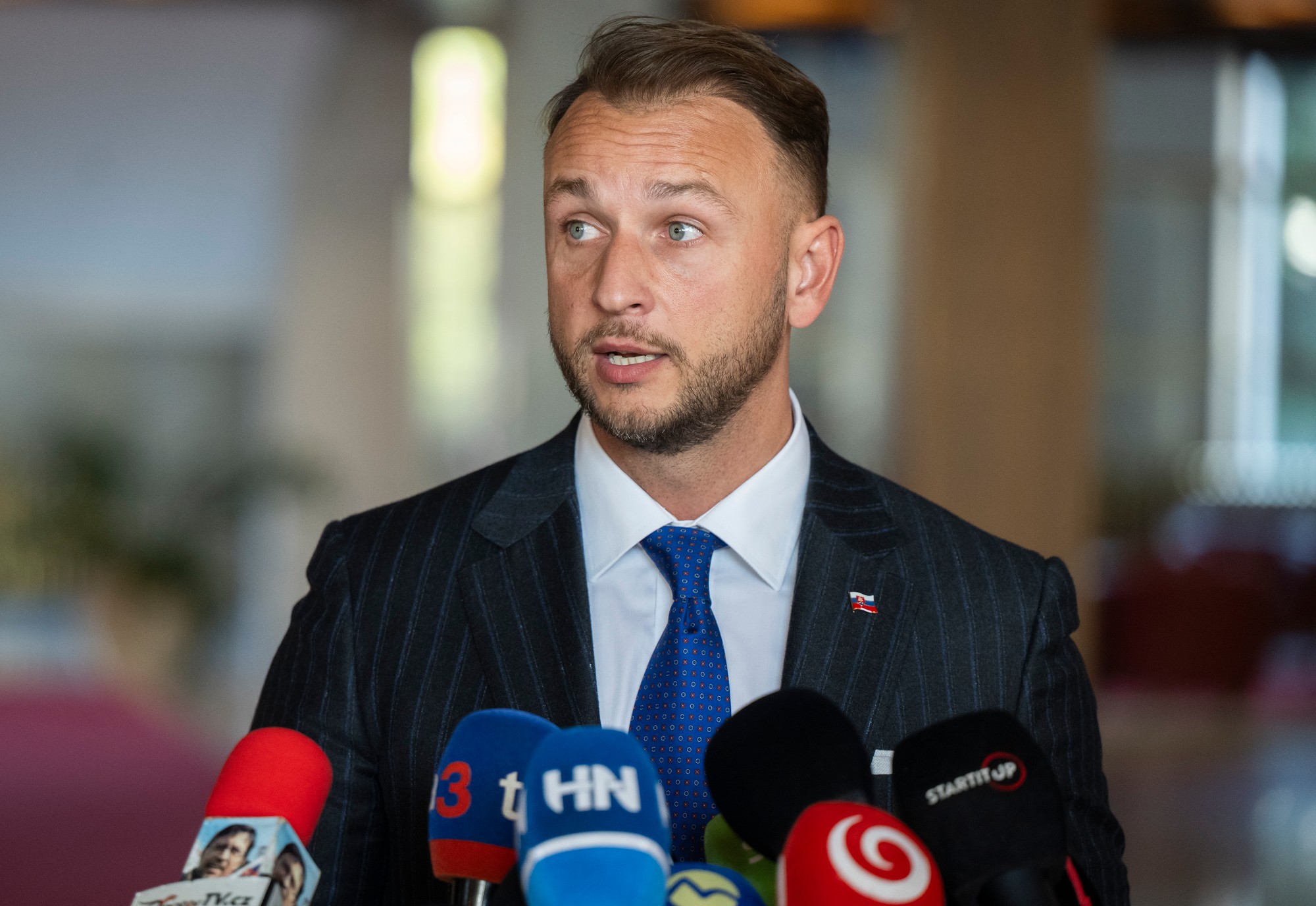 Minister vnútra Matúš Šutaj Eštok.
