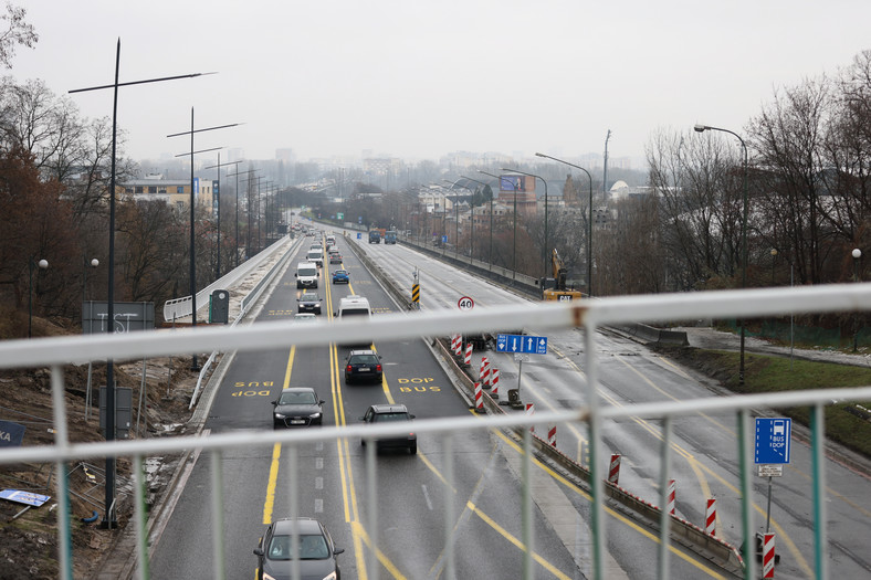 Nowy wiadukt Trasy Łazienkowskiej