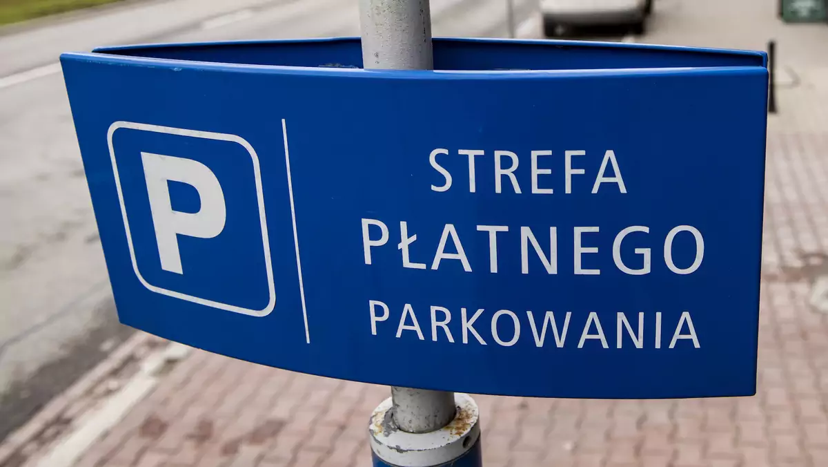 Strefa płatnego parkowania w Warszawie