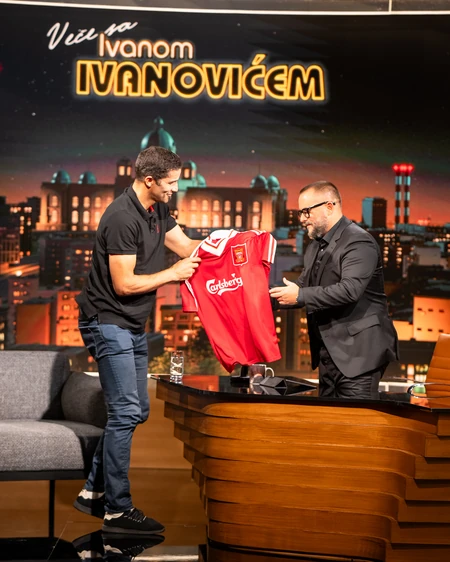 Dajvid Džejm u emisiji "Veče sa Ivanom Ivanovićem"